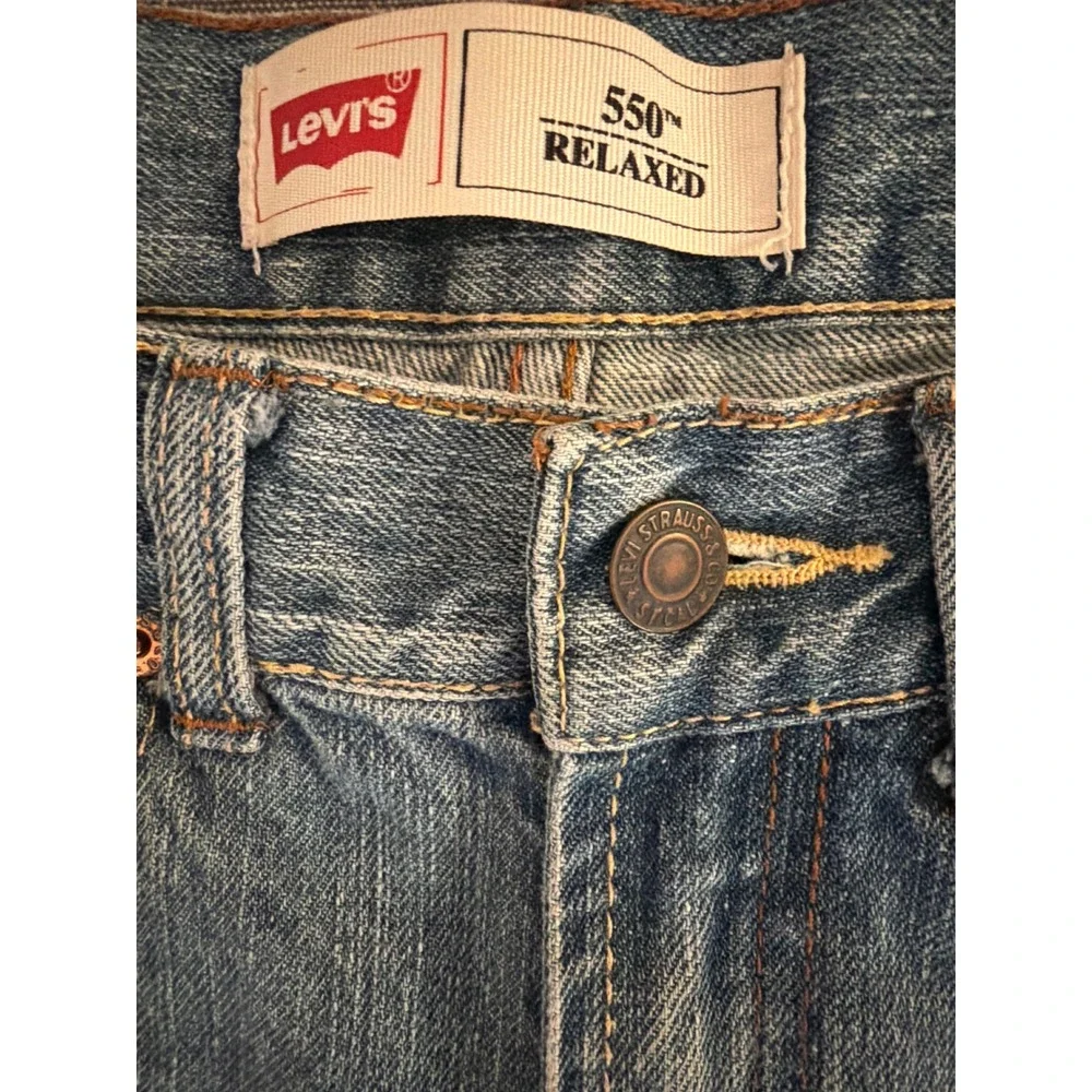 Levi's Jeans Kids 12 REG 550 Relaxed Fit Blue Denim 100% Cotton Regular W26 L26